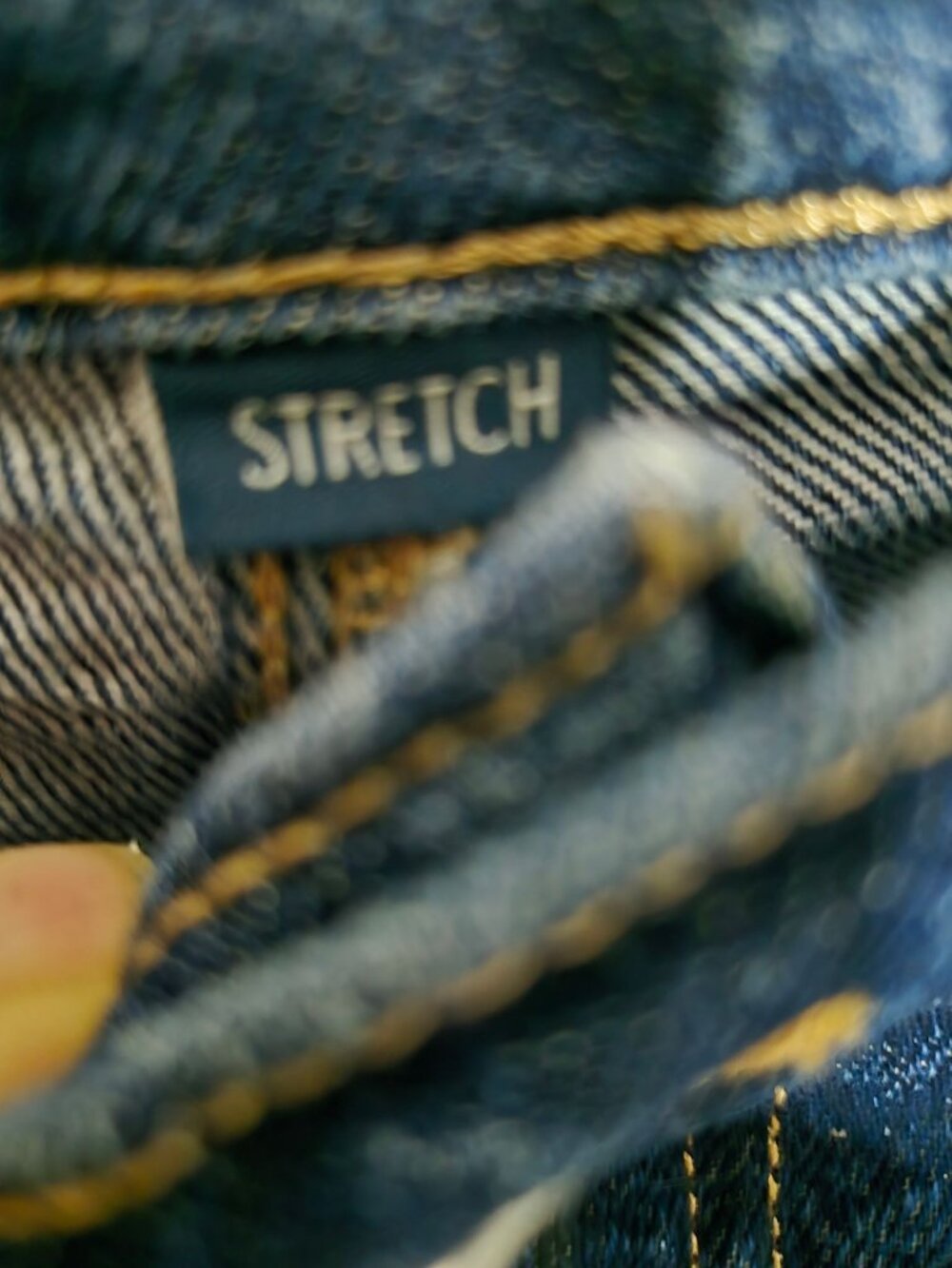 American Eagle Super High Rise Straight Stretch Cuffed Denim Jeans Size 4 - Picture 9 of 14